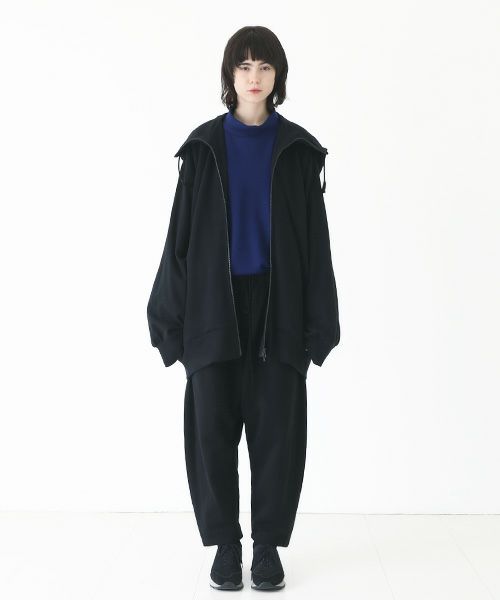 VUy.ヴウワイ.big hoody vuy-a23-k04[BLACK]