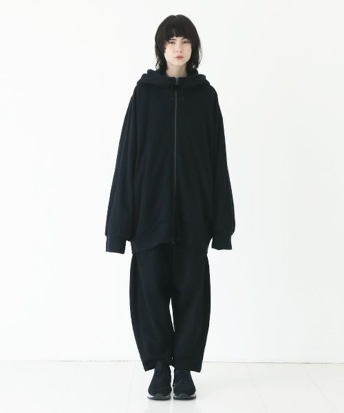 VUy.ヴウワイ.big hoody vuy-a23-k04[BLACK]