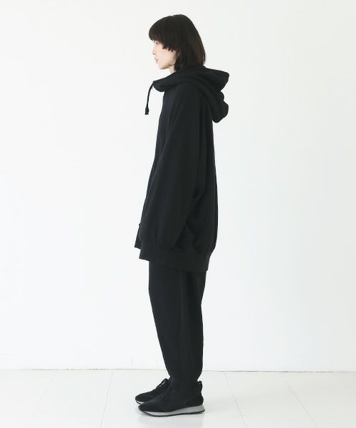 VUy.ヴウワイ.big hoody vuy-a23-k04[BLACK]