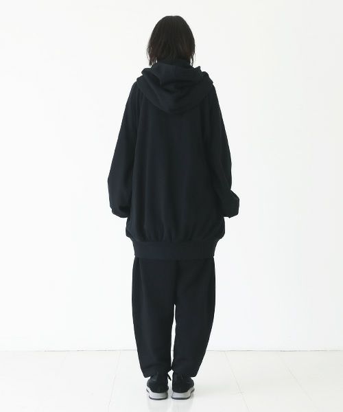 VUy.ヴウワイ.big hoody vuy-a23-k04[BLACK]