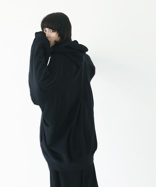 VUy.ヴウワイ.big hoody vuy-a23-k04[BLACK]