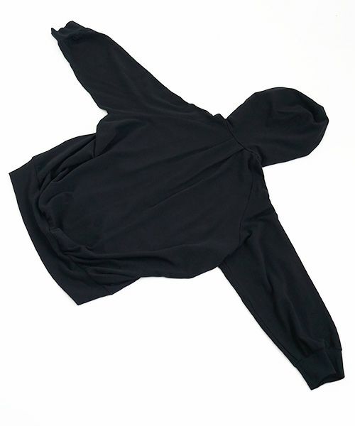 VUy.ヴウワイ.big hoody vuy-a23-k04[BLACK]
