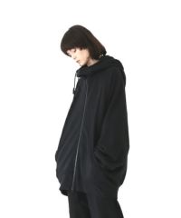 VUy.ヴウワイ.big hoody vuy-a23-k04[BLACK]