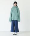 VUy.ヴウワイ.big hoody vuy-a23-k04[GREEN×PAINT]