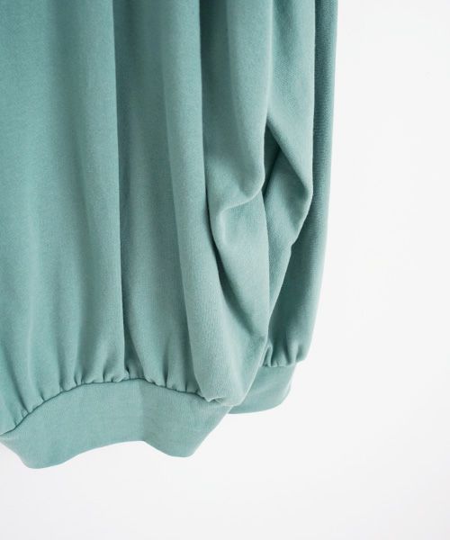 VUy.ヴウワイ.big hoody vuy-a23-k04[GREEN×PAINT]