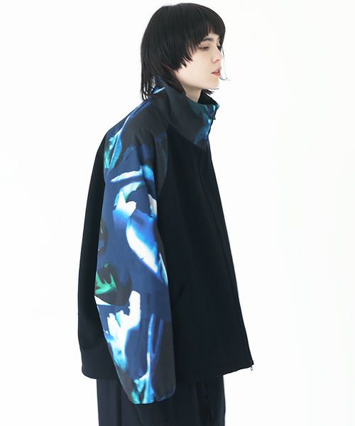 VUy.ヴウワイ.short bluson vuy-a23-b01[BLACK×PAINT]