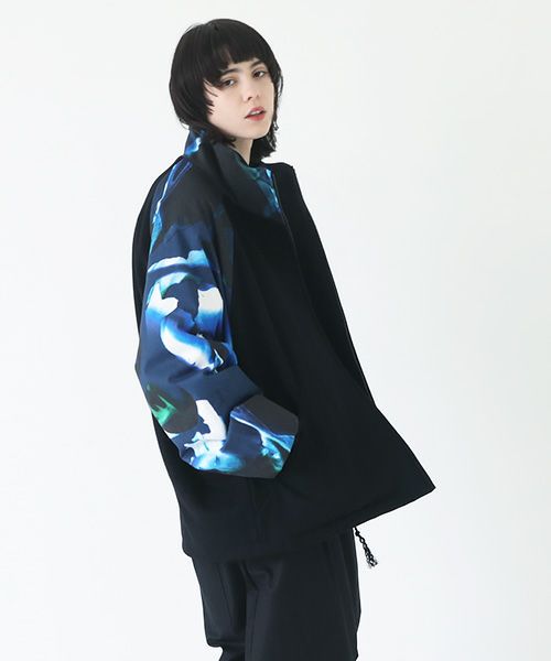 VUy.ヴウワイ.short bluson vuy-a23-b01[BLACK×PAINT]