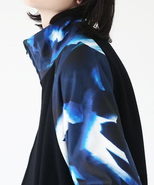 VUy.ヴウワイ.short bluson vuy-a23-b01[BLACK×PAINT]