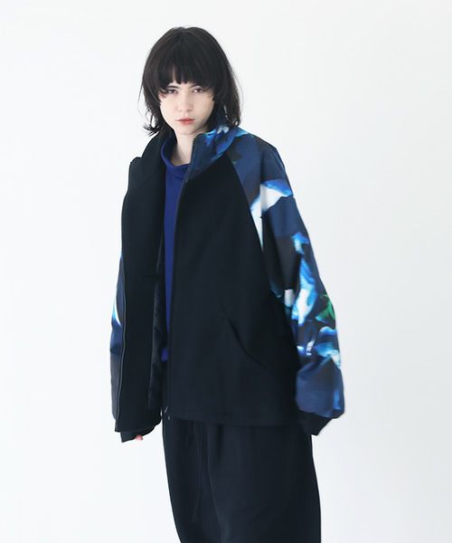 VUy.ヴウワイ.short bluson vuy-a23-b01[BLACK×PAINT]