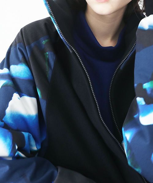 VUy.ヴウワイ.short bluson vuy-a23-b01[BLACK×PAINT]