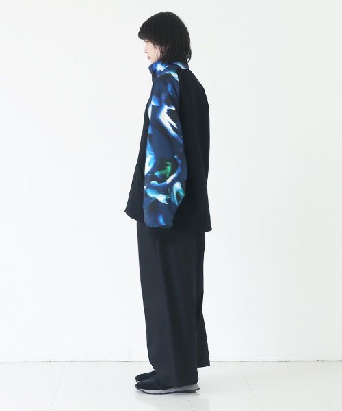 VUy.ヴウワイ.short bluson vuy-a23-b01[BLACK×PAINT]