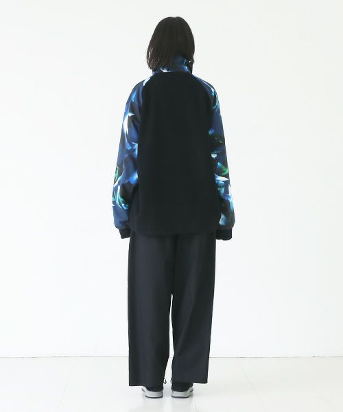 VUy.ヴウワイ.short bluson vuy-a23-b01[BLACK×PAINT]