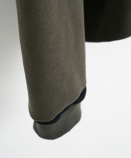 BALMUNG  バルムング.23AW01 フロウクロスフーディ[ダークカーキ]