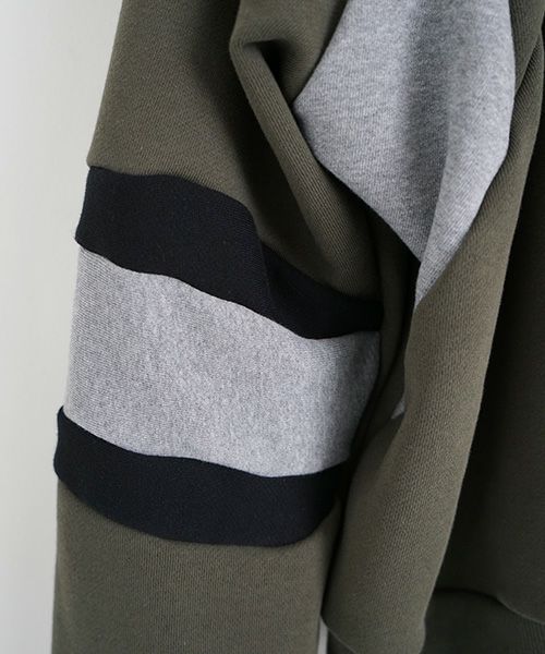 BALMUNG  バルムング.23AW01 フロウクロスフーディ[ダークカーキ]