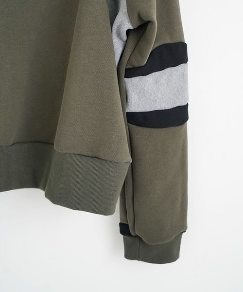 BALMUNG  バルムング.23AW01 フロウクロスフーディ[ダークカーキ]