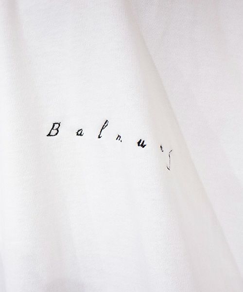 BALMUNG  バルムング.23AW06 ビッグTシャツ(emb)[ホワイト]