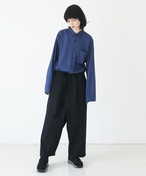 VUy.ヴウワイ.wide silhouette pants vuy-a23-p01[BLACK]