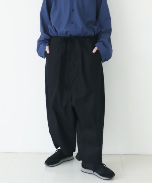 VUy.ヴウワイ.wide silhouette pants vuy-a23-p01[BLACK]