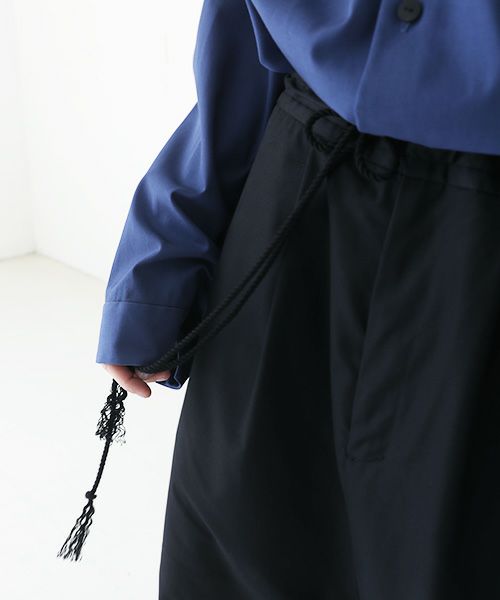 VUy.ヴウワイ.wide silhouette pants vuy-a23-p01[BLACK]