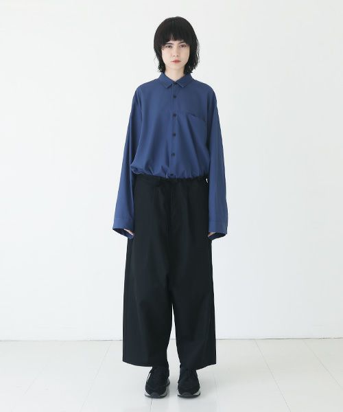 VUy.ヴウワイ.wide silhouette pants vuy-a23-p01[BLACK]