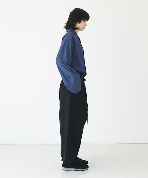 VUy.ヴウワイ.wide silhouette pants vuy-a23-p01[BLACK]