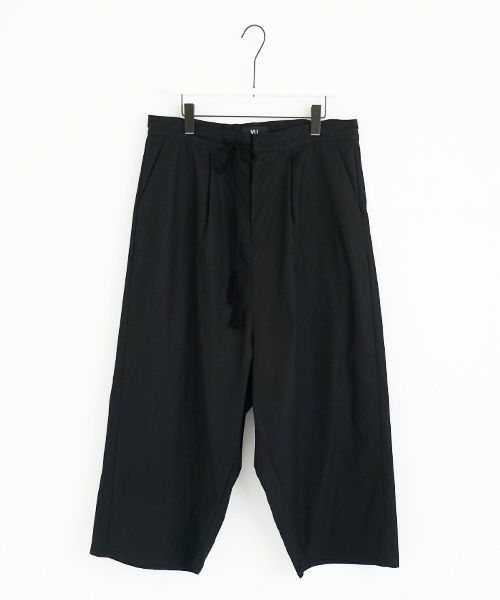VUy.ヴウワイ.wide silhouette pants vuy-a23-p01[BLACK]