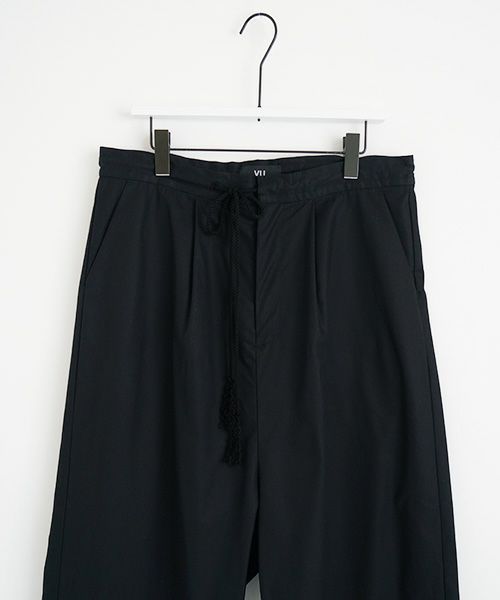 VUy.ヴウワイ.wide silhouette pants vuy-a23-p01[BLACK]