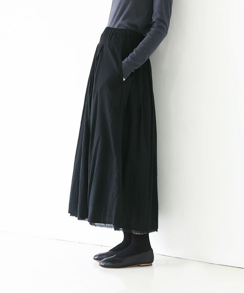 KristenseN DU NORD.クリステンセンドゥノルド.SKIRT [332-12332/E-247/10 Black]