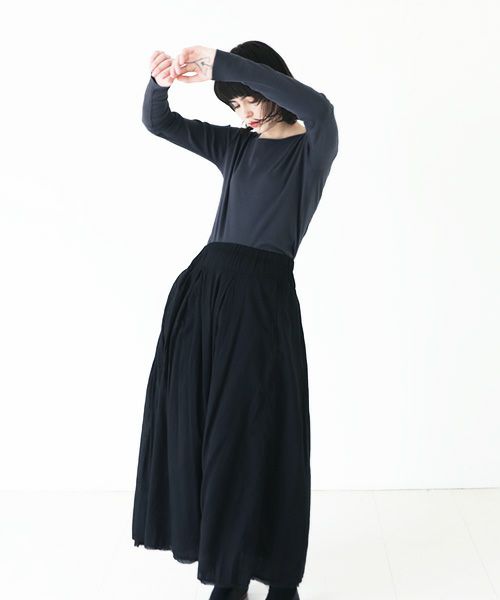 KristenseN DU NORD.クリステンセンドゥノルド.SKIRT [332-12332/E-247/10 Black]