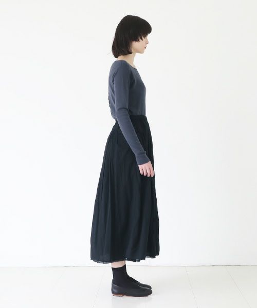 KristenseN DU NORD.クリステンセンドゥノルド.SKIRT [332-12332/E-247/10 Black]
