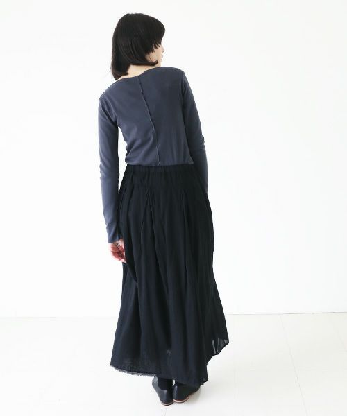 KristenseN DU NORD.クリステンセンドゥノルド.SKIRT [332-12332/E-247/10 Black]