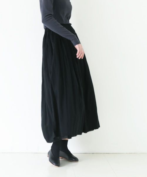 KristenseN DU NORD.クリステンセンドゥノルド.SKIRT [332-12332/E-247/10 Black]