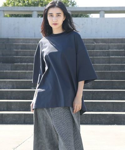 Edwina Hoerl.エドウィナホール.T-SHIRT[ALLTAGSHELD] [14B/EH46TS-02/darkgrey]_