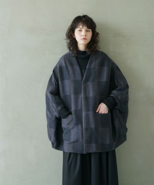 Mochi.モチ.original jacquard blouson [original check]