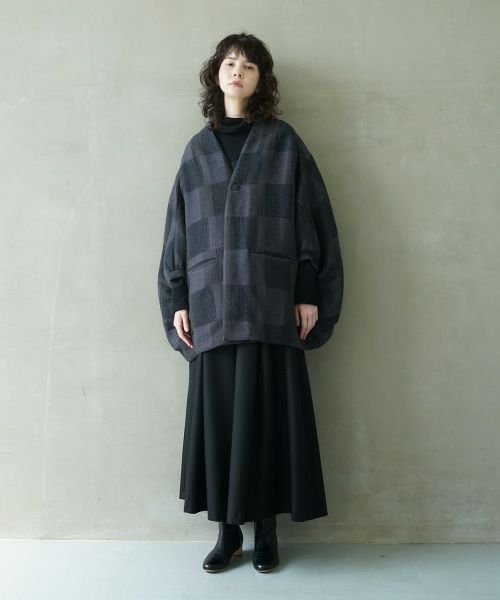 Mochi.モチ.original jacquard blouson [original check]