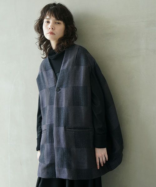 Mochi.モチ.original jacquard blouson [original check]