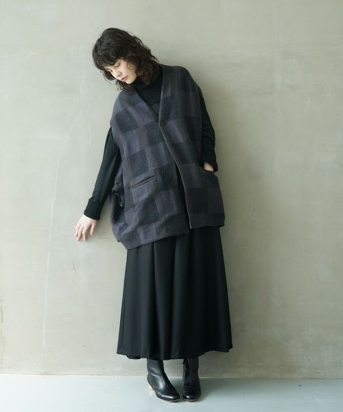 Mochi.モチ.original jacquard blouson [original check]