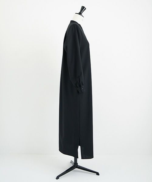 Mochi モチ Mochi公式 Mochi通販 Mochi服 Mochiツイッター Mochiインスタ tuck shirt dress [black]