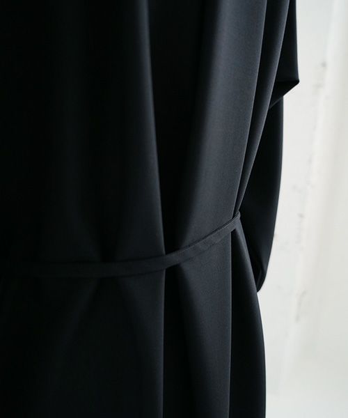 Mochi モチ Mochi公式 Mochi通販 Mochi服 Mochiツイッター Mochiインスタ tuck shirt dress [black]