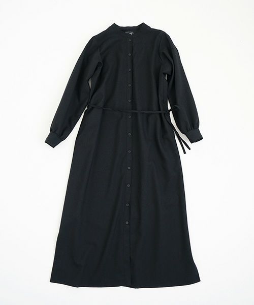 Mochi モチ Mochi公式 Mochi通販 Mochi服 Mochiツイッター Mochiインスタ tuck shirt dress [black]