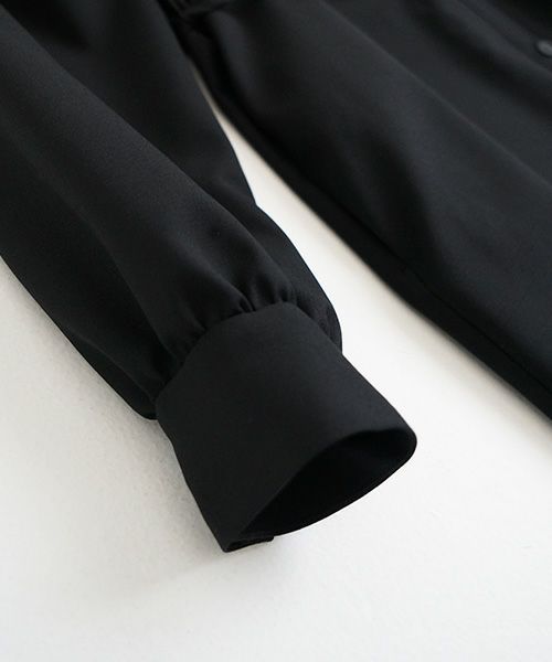 Mochi モチ Mochi公式 Mochi通販 Mochi服 Mochiツイッター Mochiインスタ tuck shirt dress [black]