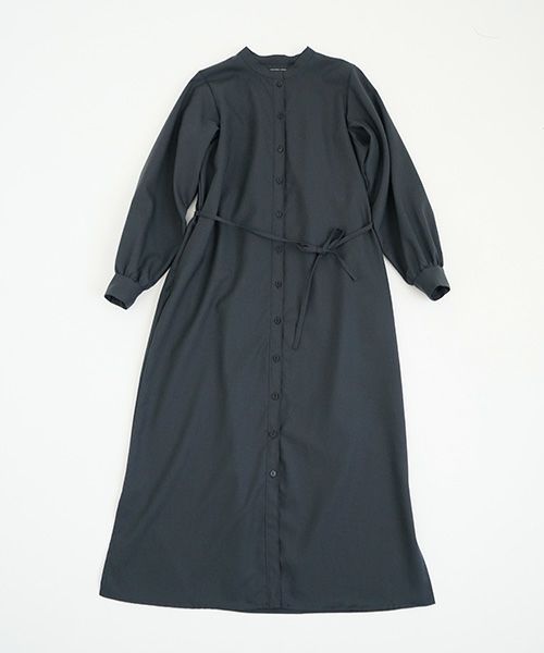 Mochi モチ Mochi公式 Mochi通販 Mochi服 Mochiツイッター Mochiインスタ tuck shirt dress [dark moss grey]