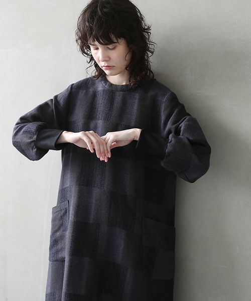 Mochi.モチ.original jacquard dress [original check/・1]