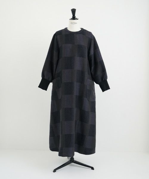Mochi.モチ.original jacquard dress [original check/・1]