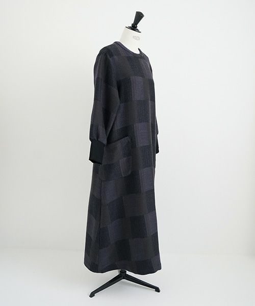 Mochi.モチ.original jacquard dress [original check/・1]
