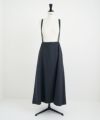 Mochi.モチ.harf tucked skirt [dark moss grey]