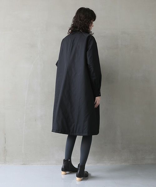 Mochi.モチ.finx gabardine coat [black/・2]