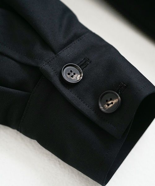 Mochi モチ Mochi公式 Mochi通販 Mochi服 Mochiツイッター Mochiインスタ finx gabardine coat [black]