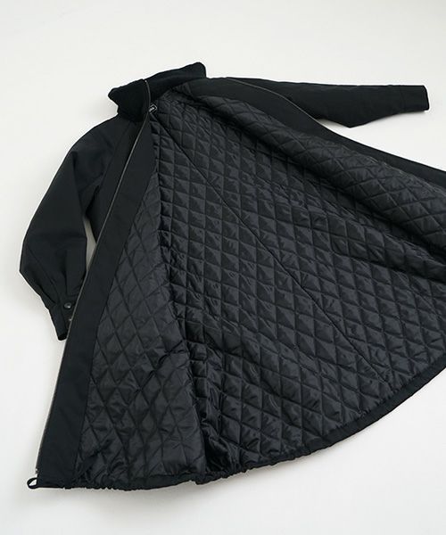 Mochi モチ finx gabardine coat [black/・1]
