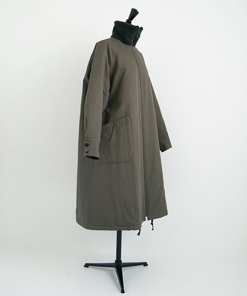 Mochi モチ Mochi公式 Mochi通販 Mochi服 Mochiツイッター Mochiインスタ finx gabardine coat [dark moss green]